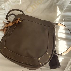 Chloe crossbody in taupe